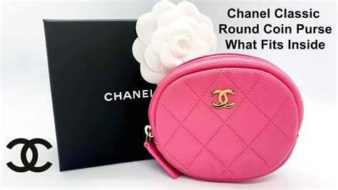 round chanel coin purse